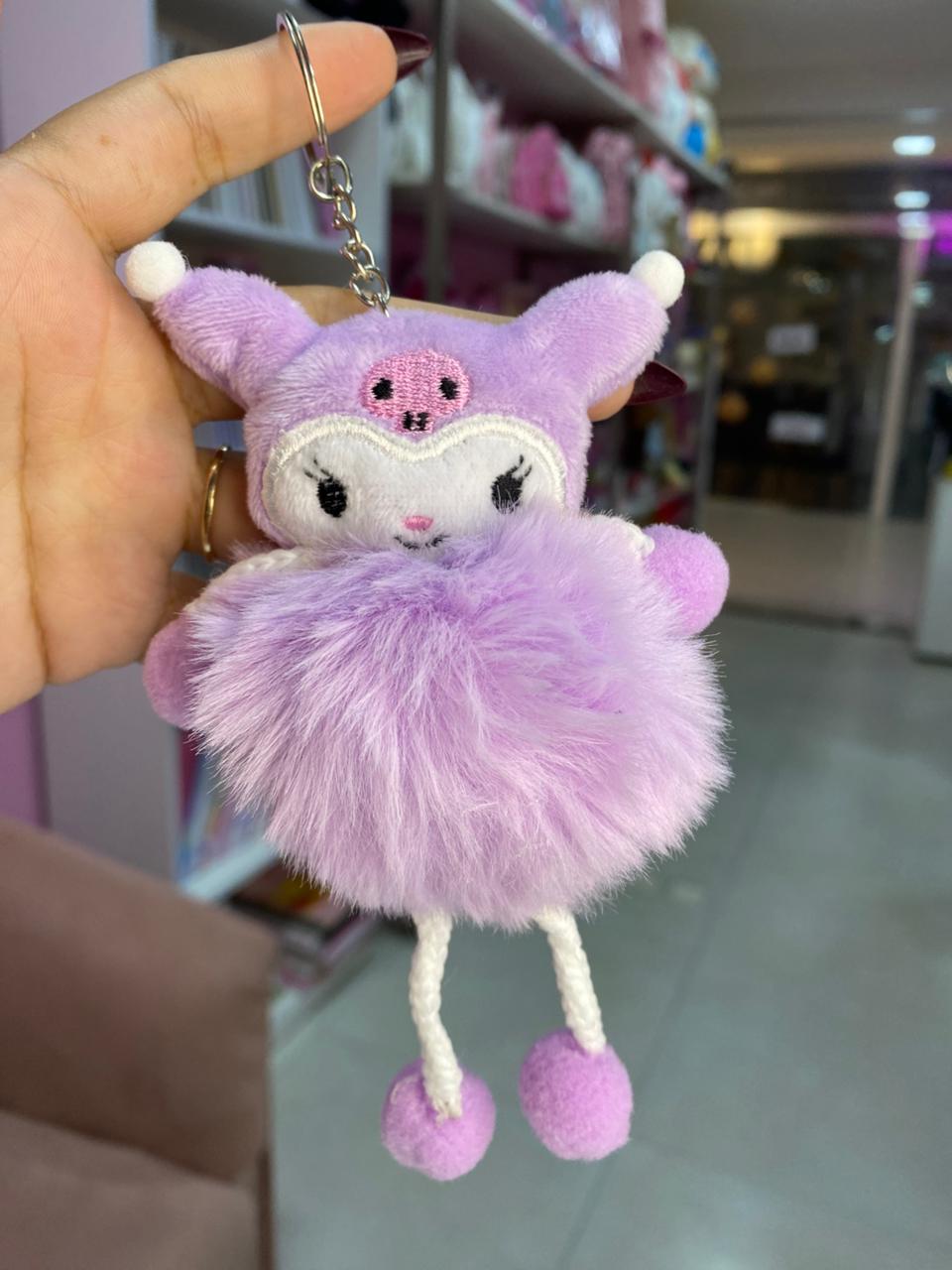 CHAVEIRO FOFO SANRIO POMPOM HELLO KITTY E AMIGOS