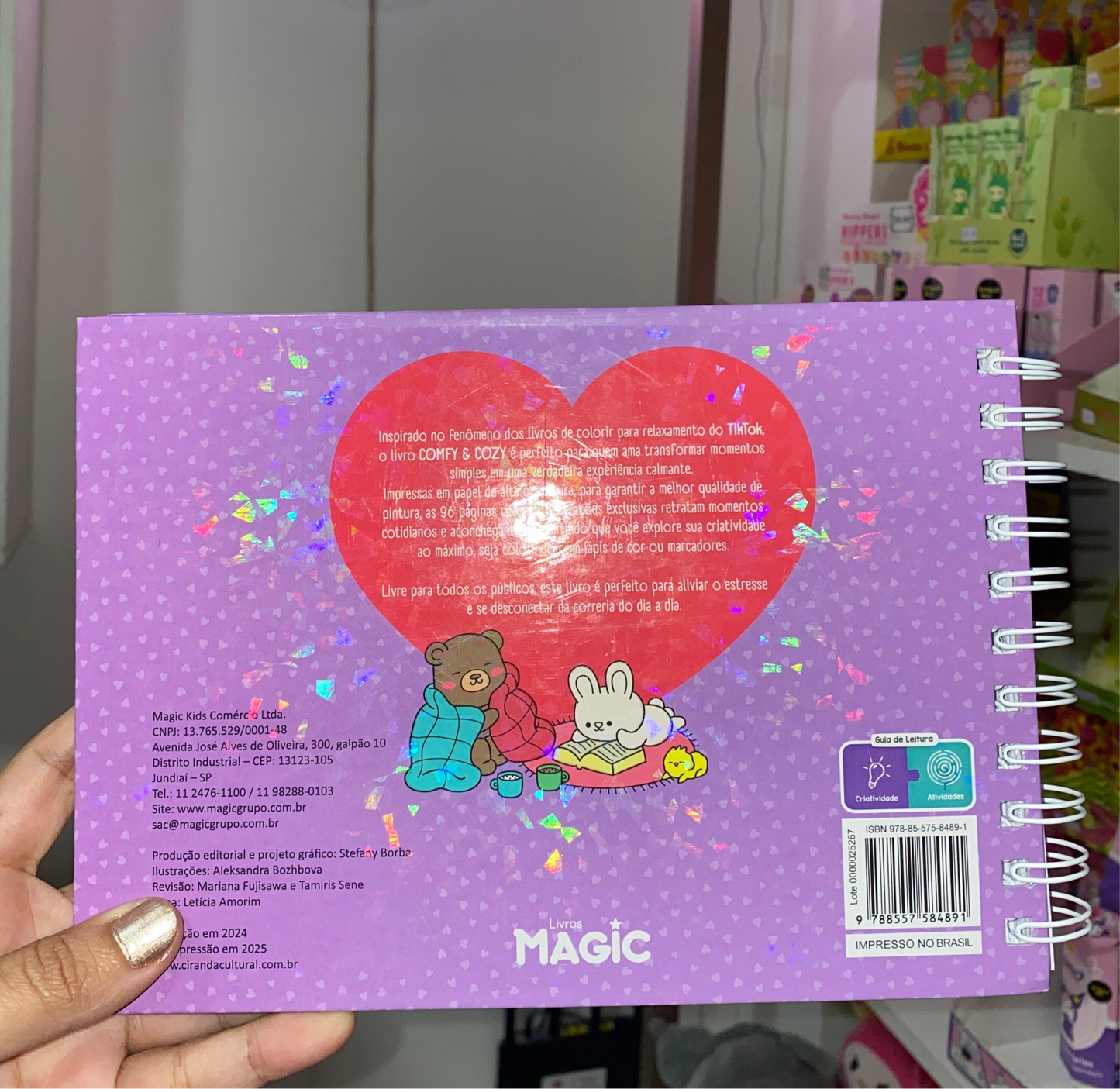 Livro de colorir Comfy & Cozy