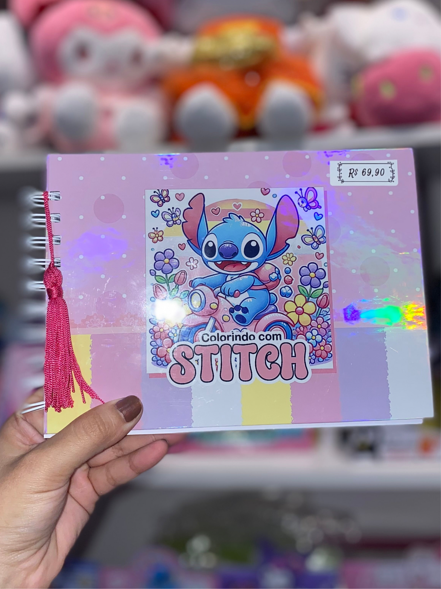 LIVRO DE COLORIR STITCH