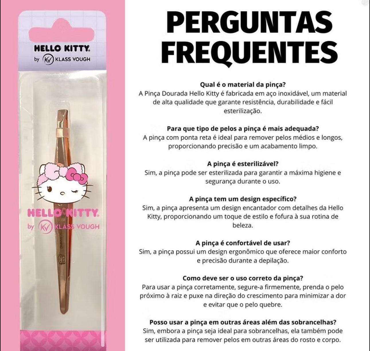 PINÇAS KLASS VOUGH E HELLO KITTY