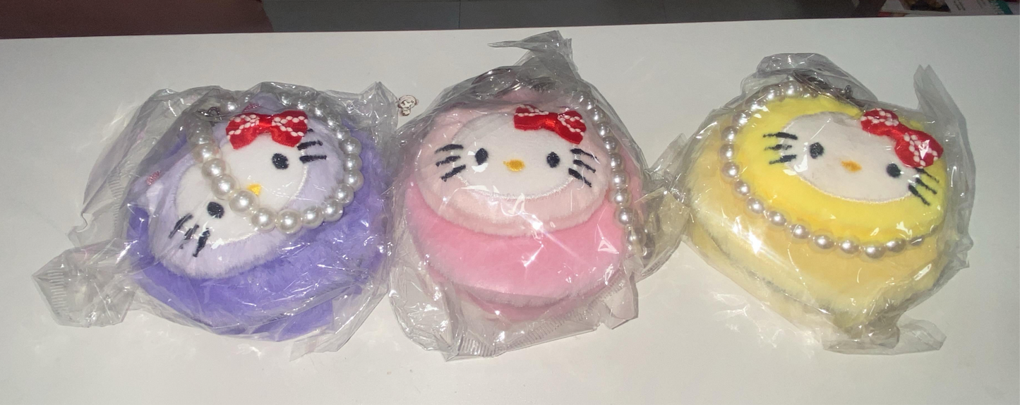ESPELHO CHAVEIRO PELUDINHO HELLO KITTY