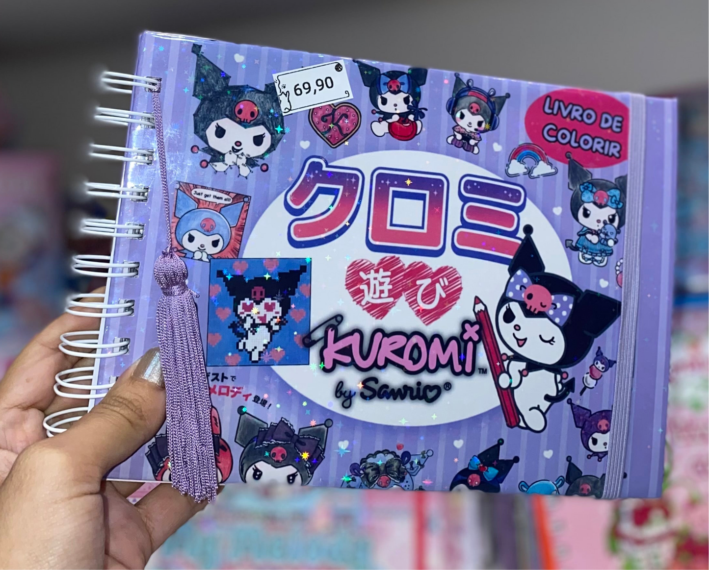 Livro de colorir Kuromi 2