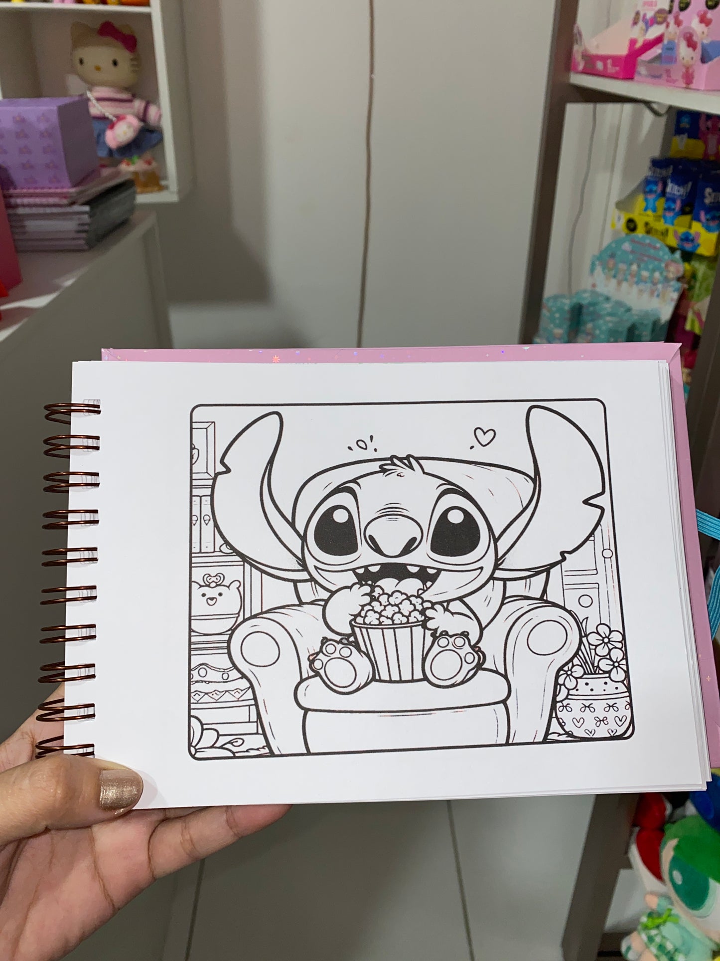 LIVRO DE COLORIR STITCH