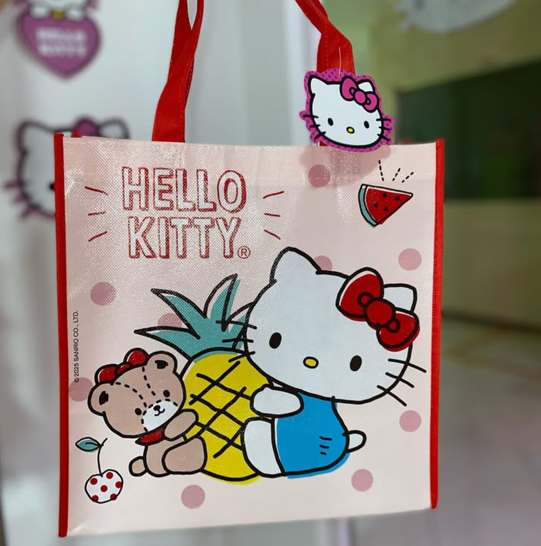 SACOLA MERCADO HELLO KITTY