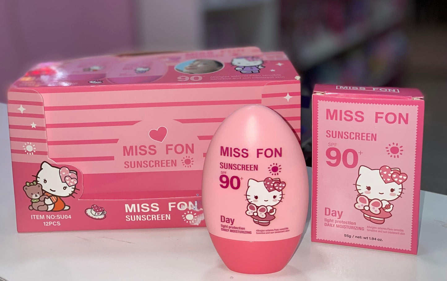 PROTETOR SOLAR SEQUINHO HELLO KITTY FPS 90