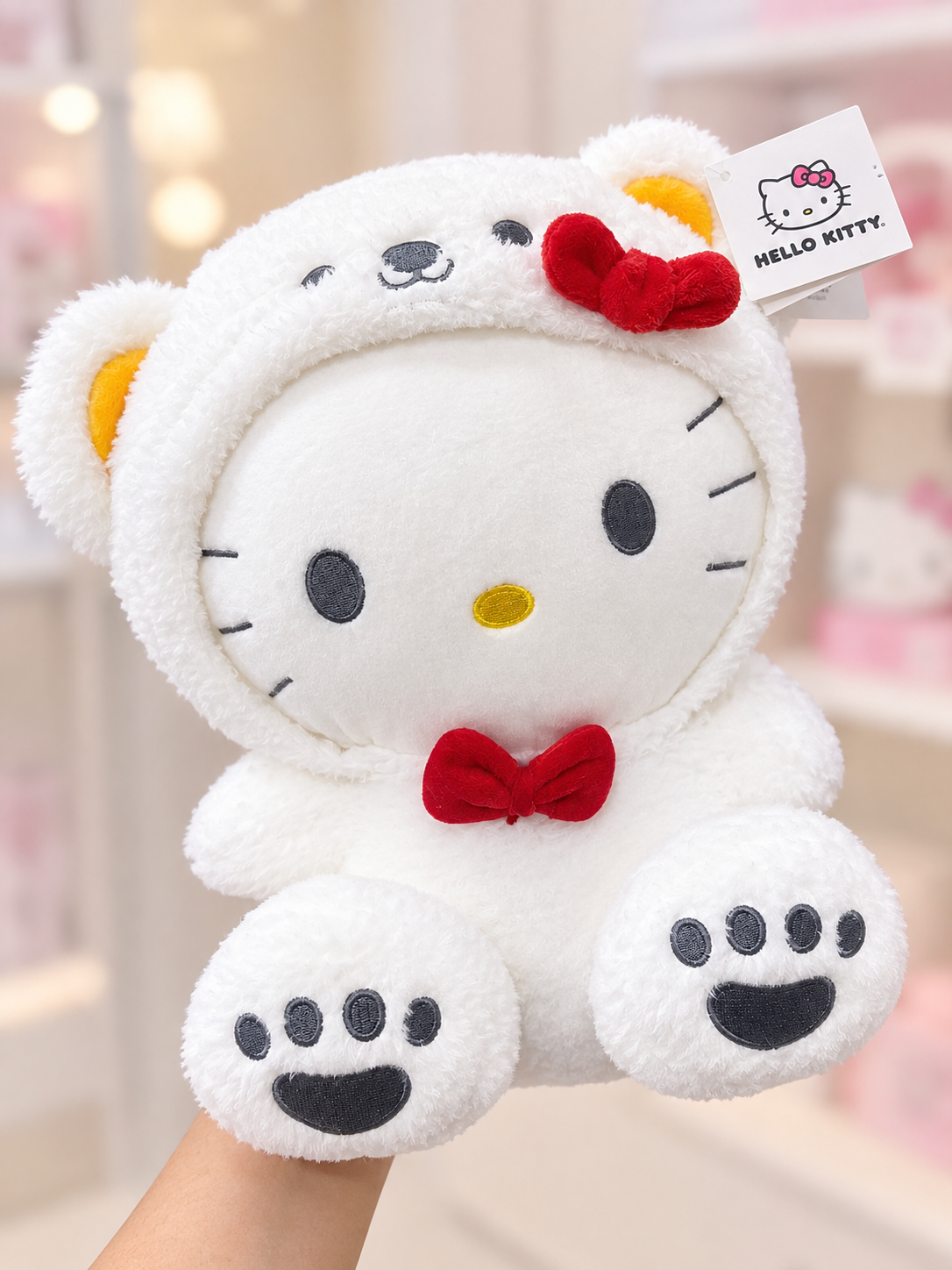 PELUCIA URSO POLAR HELLO KITTY
