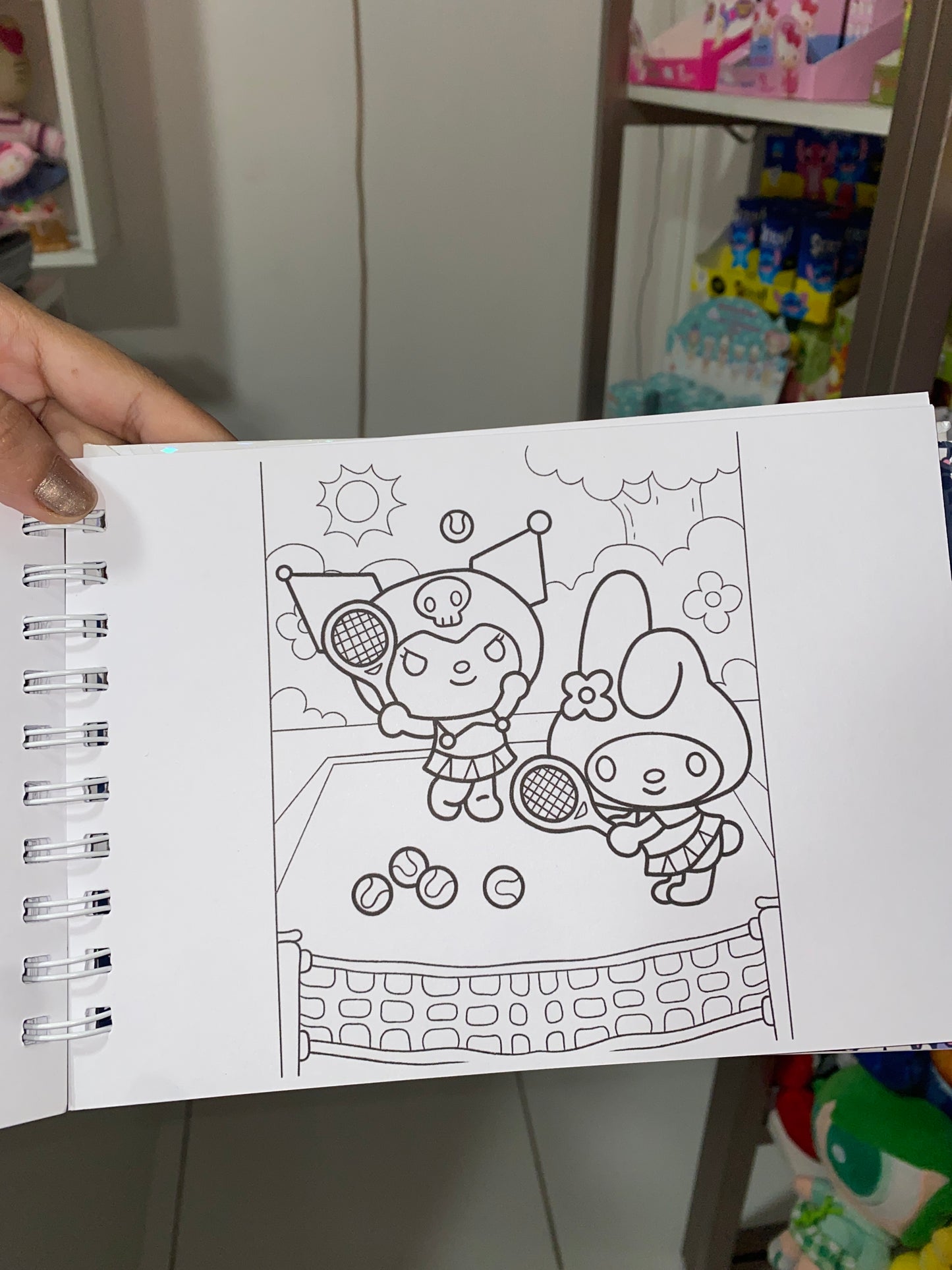 Livro de colorir Kuromi 2