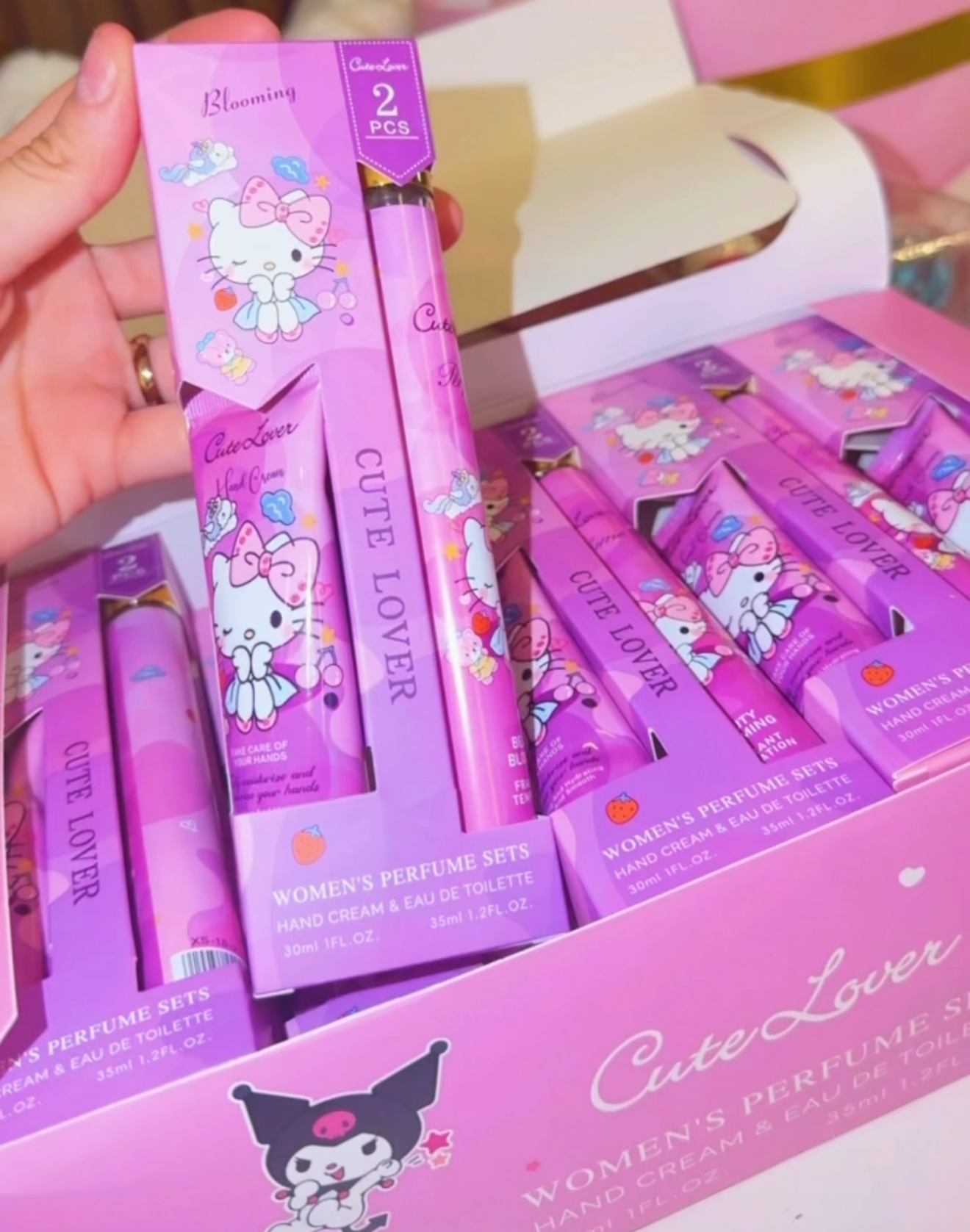 PERFUME 2 Em 1 com creme para mãos