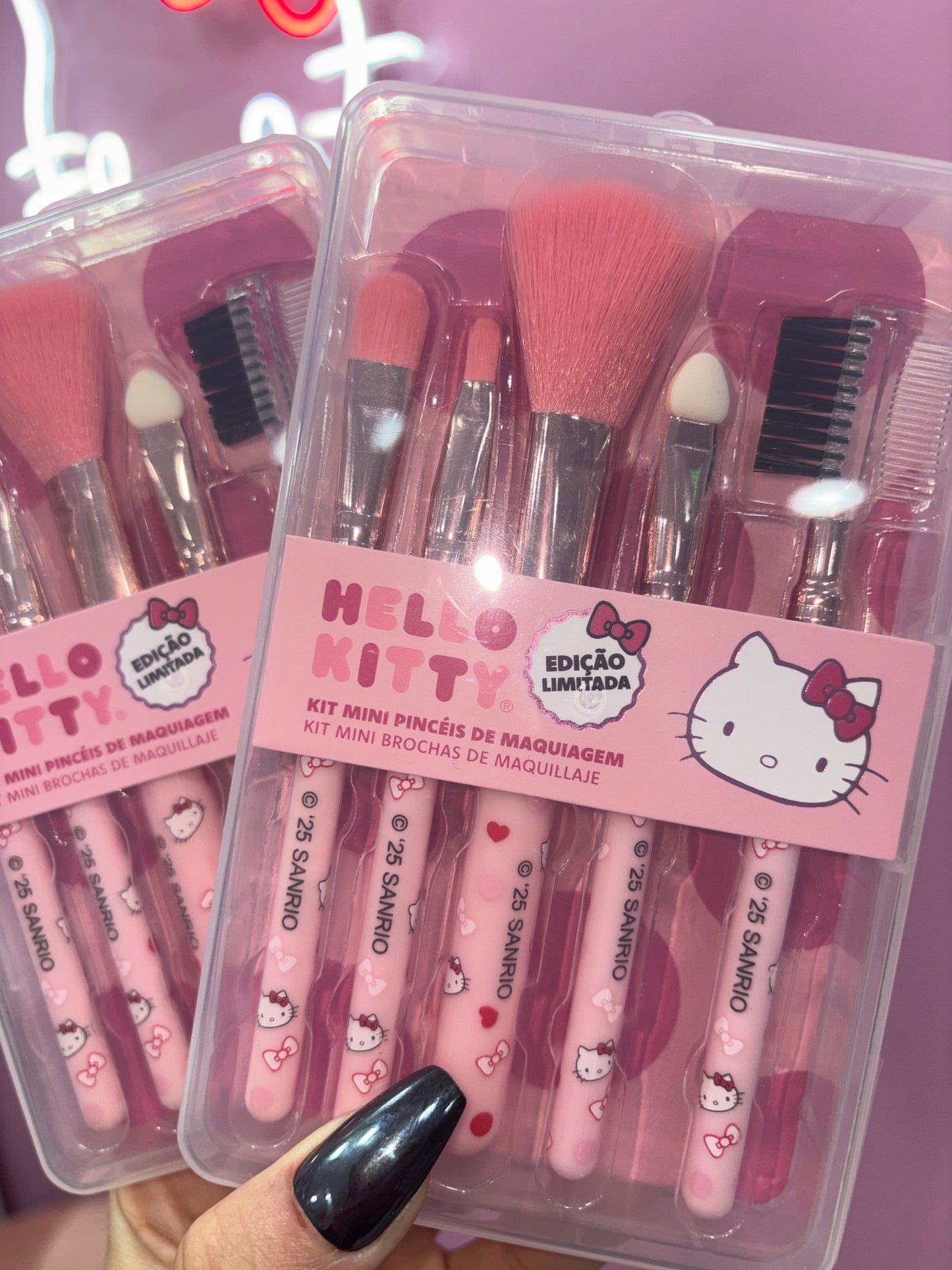 KIT PINCEIS HELLO KITTY NA CASE