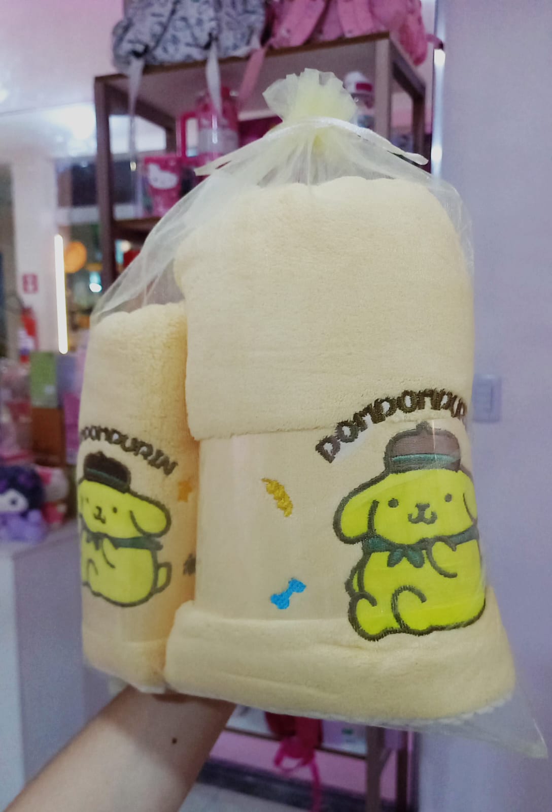 MANTINHA BABY 2 EM 1 POMPOMPURIN