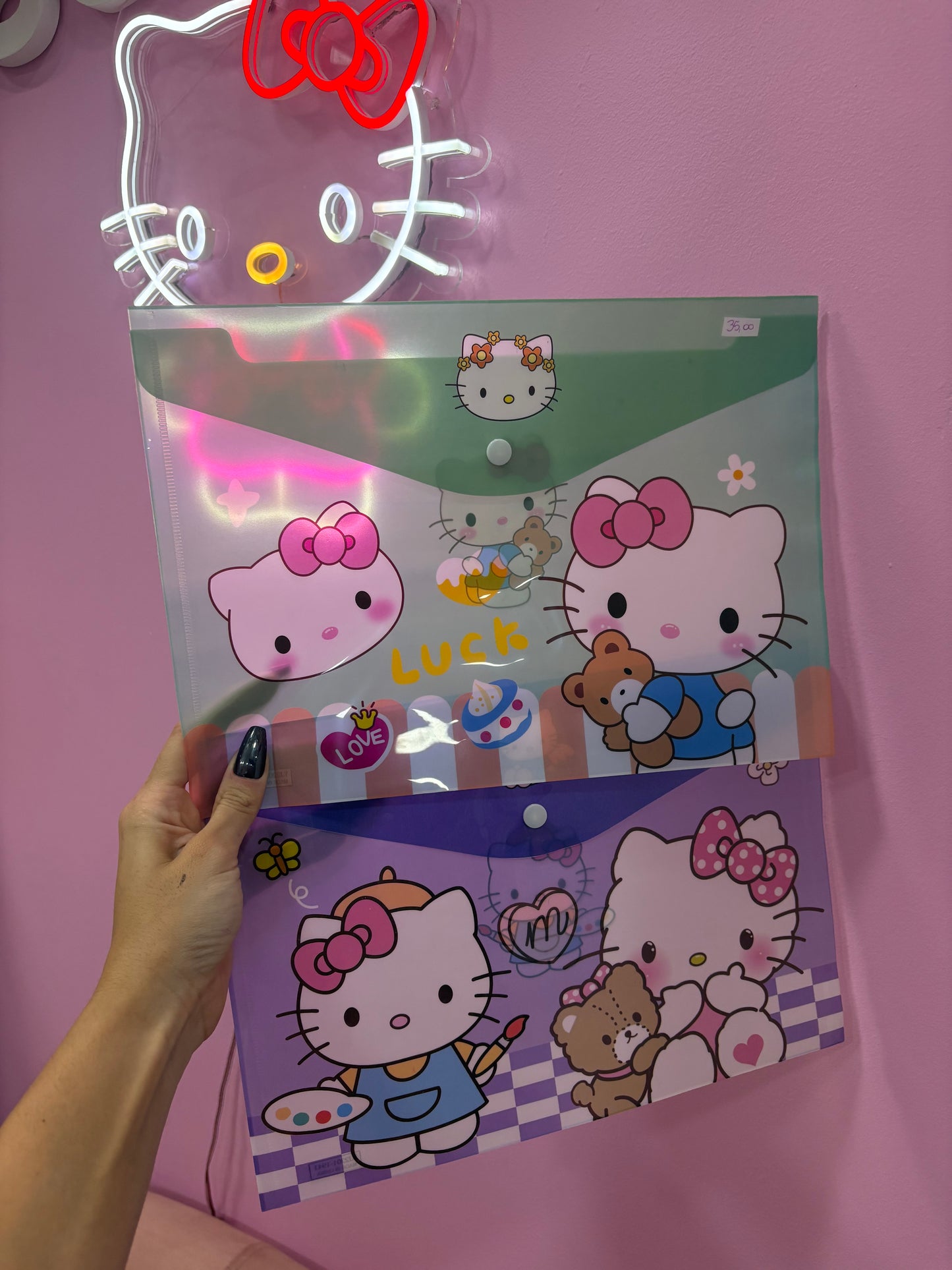 PASTA DOCUMENTOS HELLO KITTY