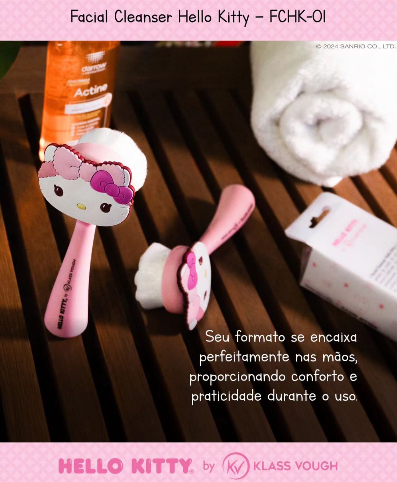 FACIAL CLEASER HELLO KITTY E KLASS VOUGH