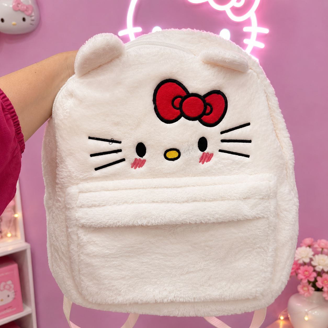 BOLSA SANRIO HELLO KITTY E CINNAMORROL