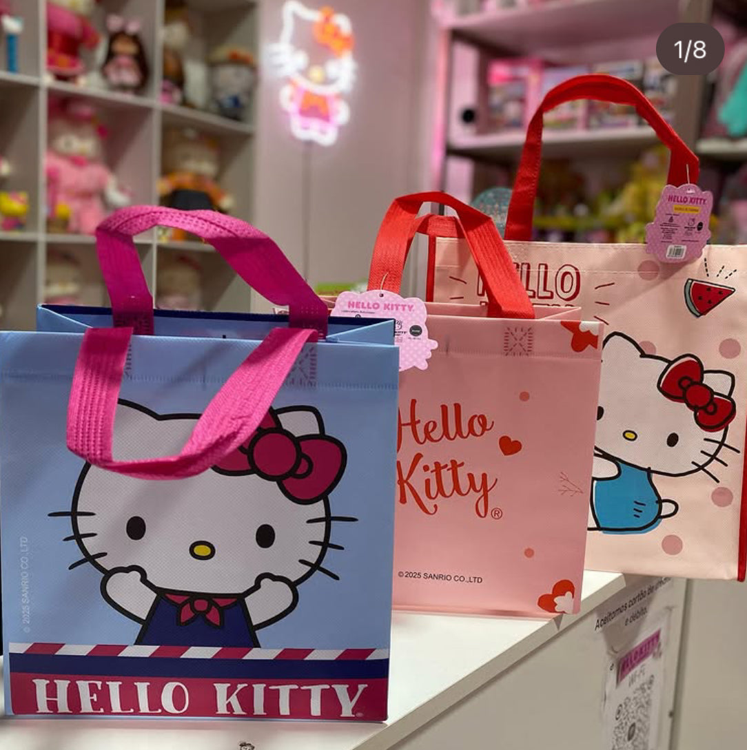 SACOLA MERCADO HELLO KITTY