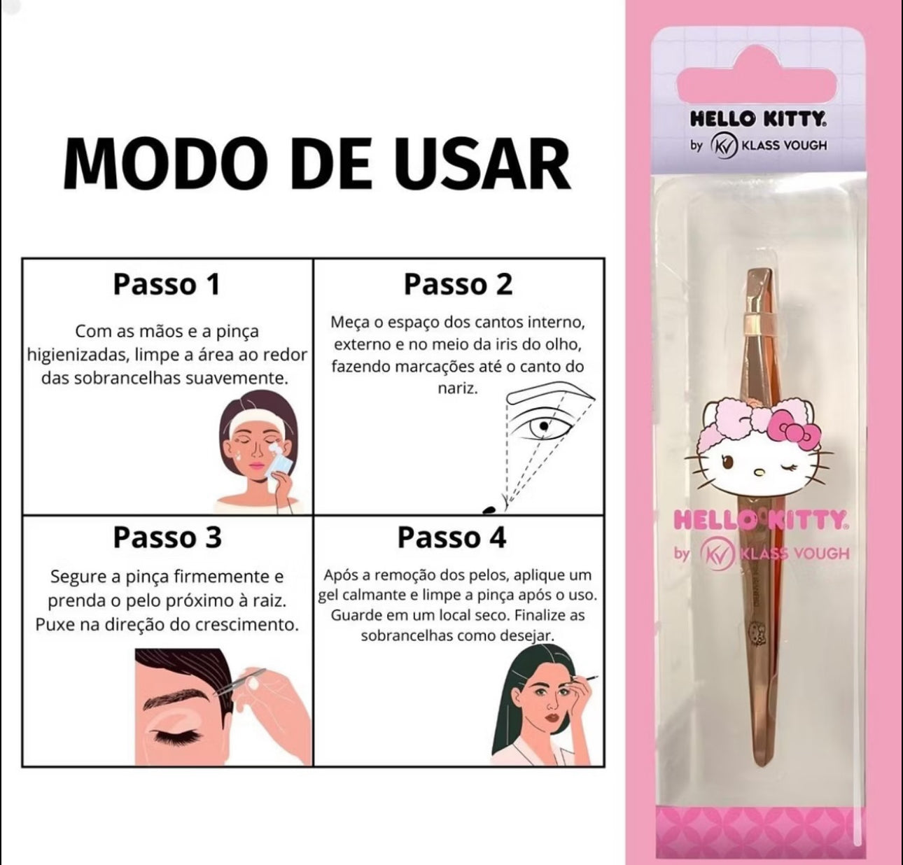 PINÇAS KLASS VOUGH E HELLO KITTY