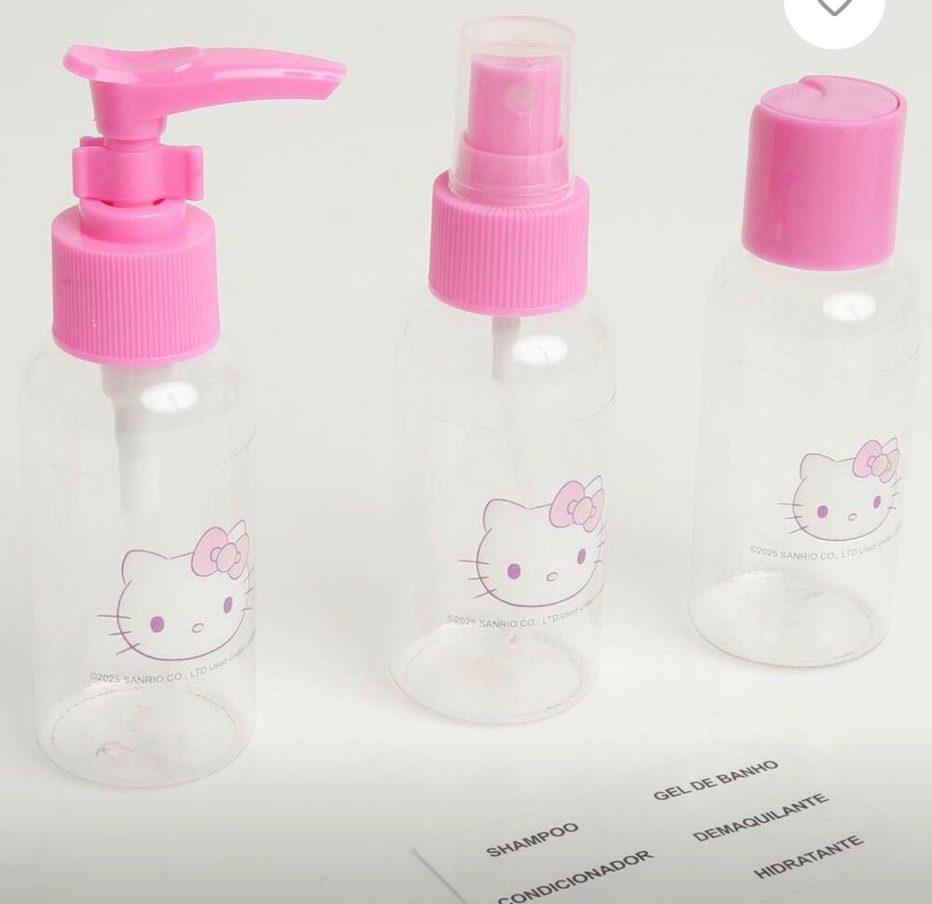 KIT VIAGEM HELLO KITTY