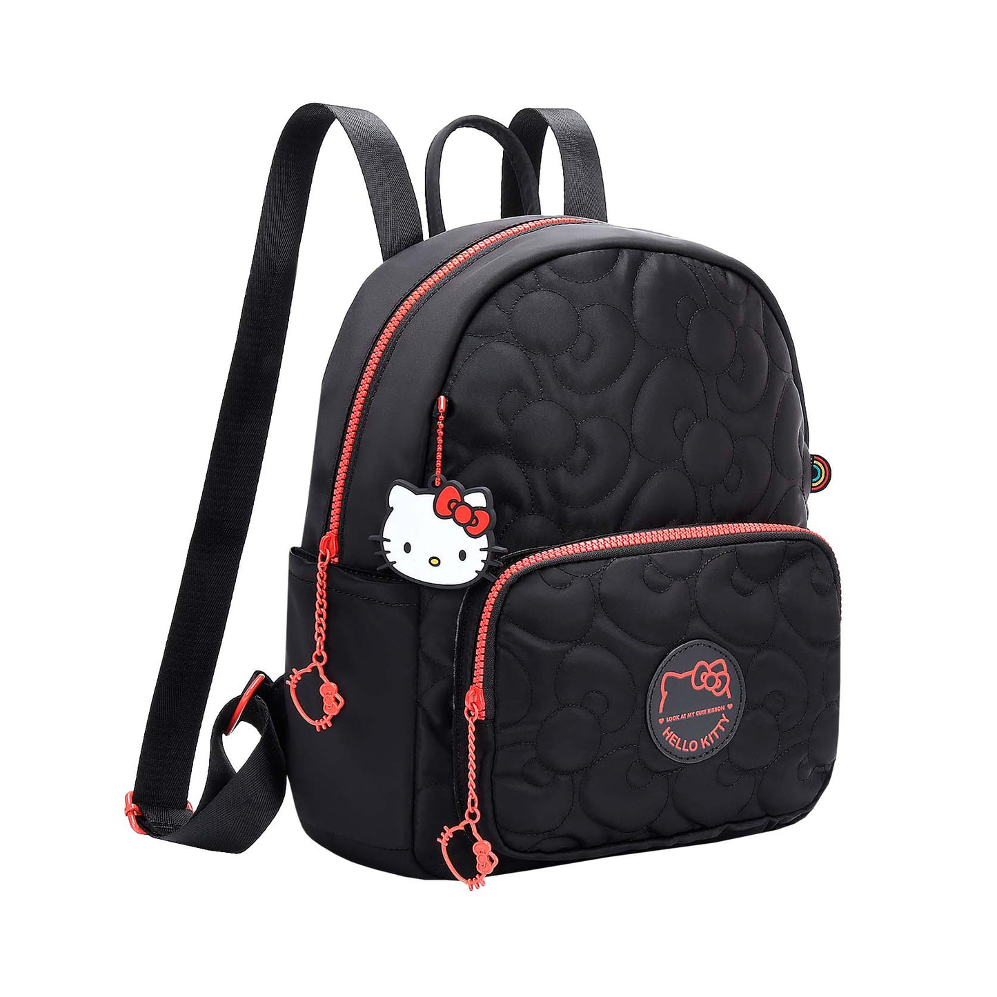 MOCHILA HELLO KITTY acompanha chaveiro