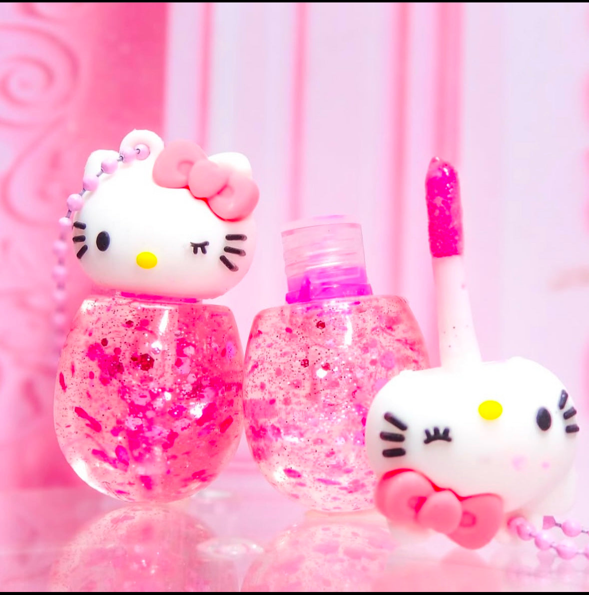 GLOSS CHAVEIRO HELLO KITTY