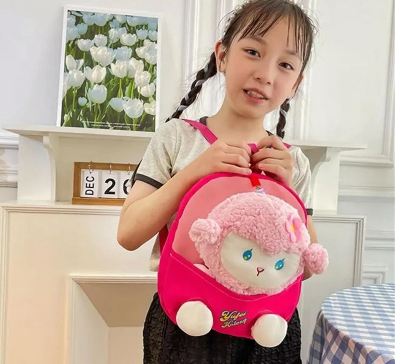 MOCHILA COM PELÚCIA