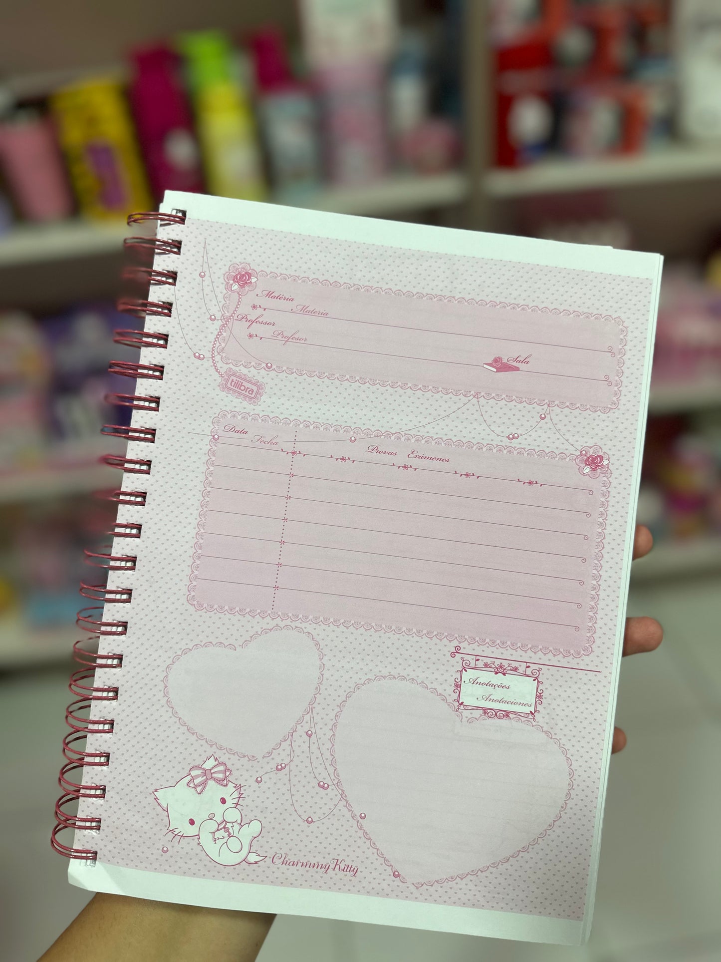 CADERNO VINTAGE CHARMMY KITTY