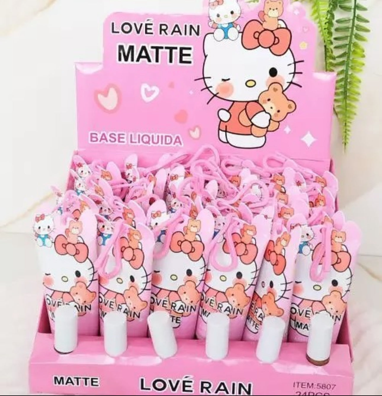 BASE HELLO KITTY EFEITO MATTE CHAVEIRO