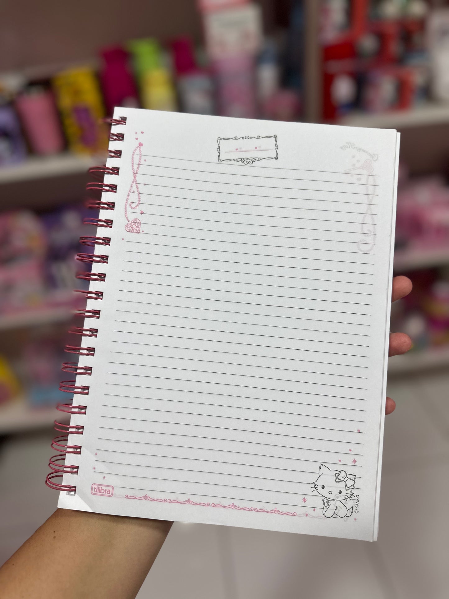 CADERNO VINTAGE CHARMMY KITTY