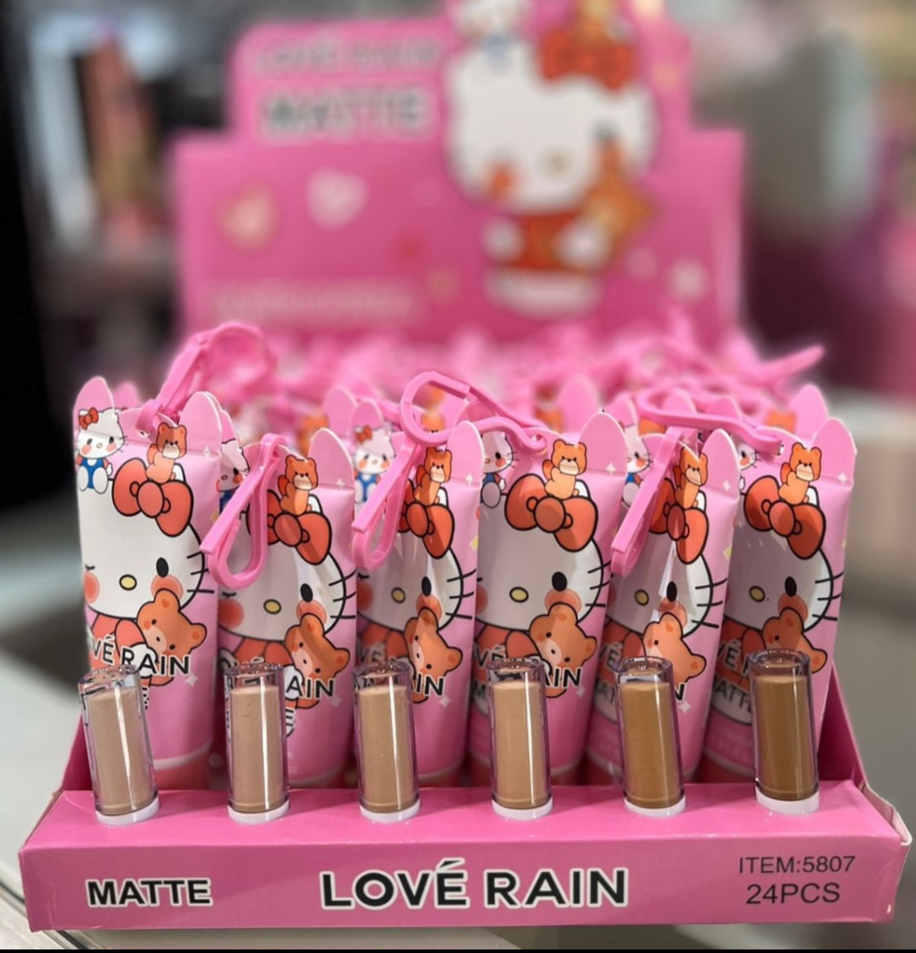 BASE HELLO KITTY EFEITO MATTE CHAVEIRO