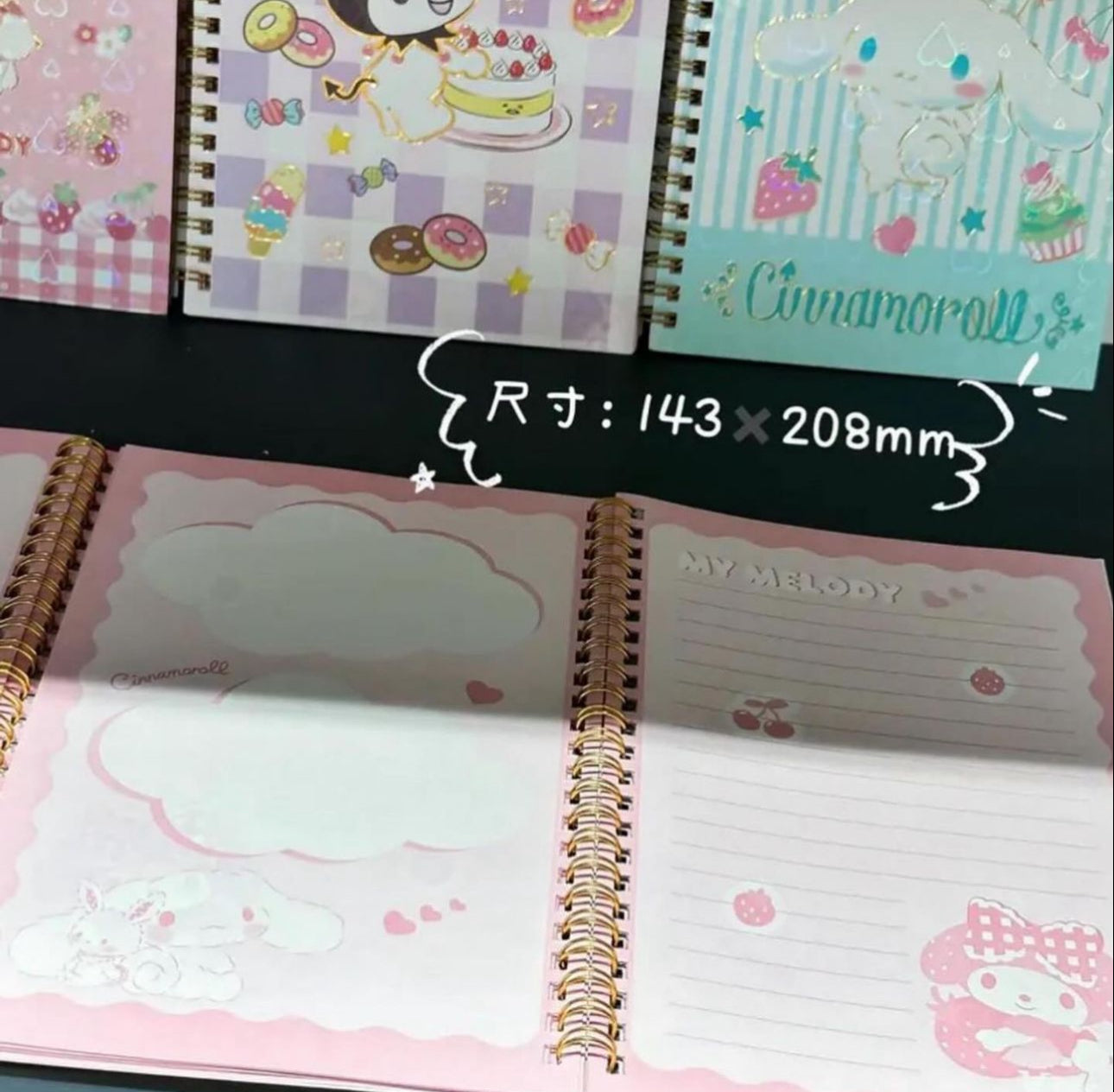 CADERNINHOS SANRIO A5