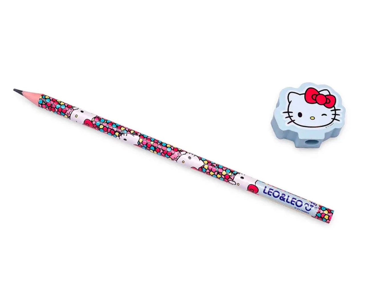 LÁPIS HELLO KITTY COM BORRACHA
