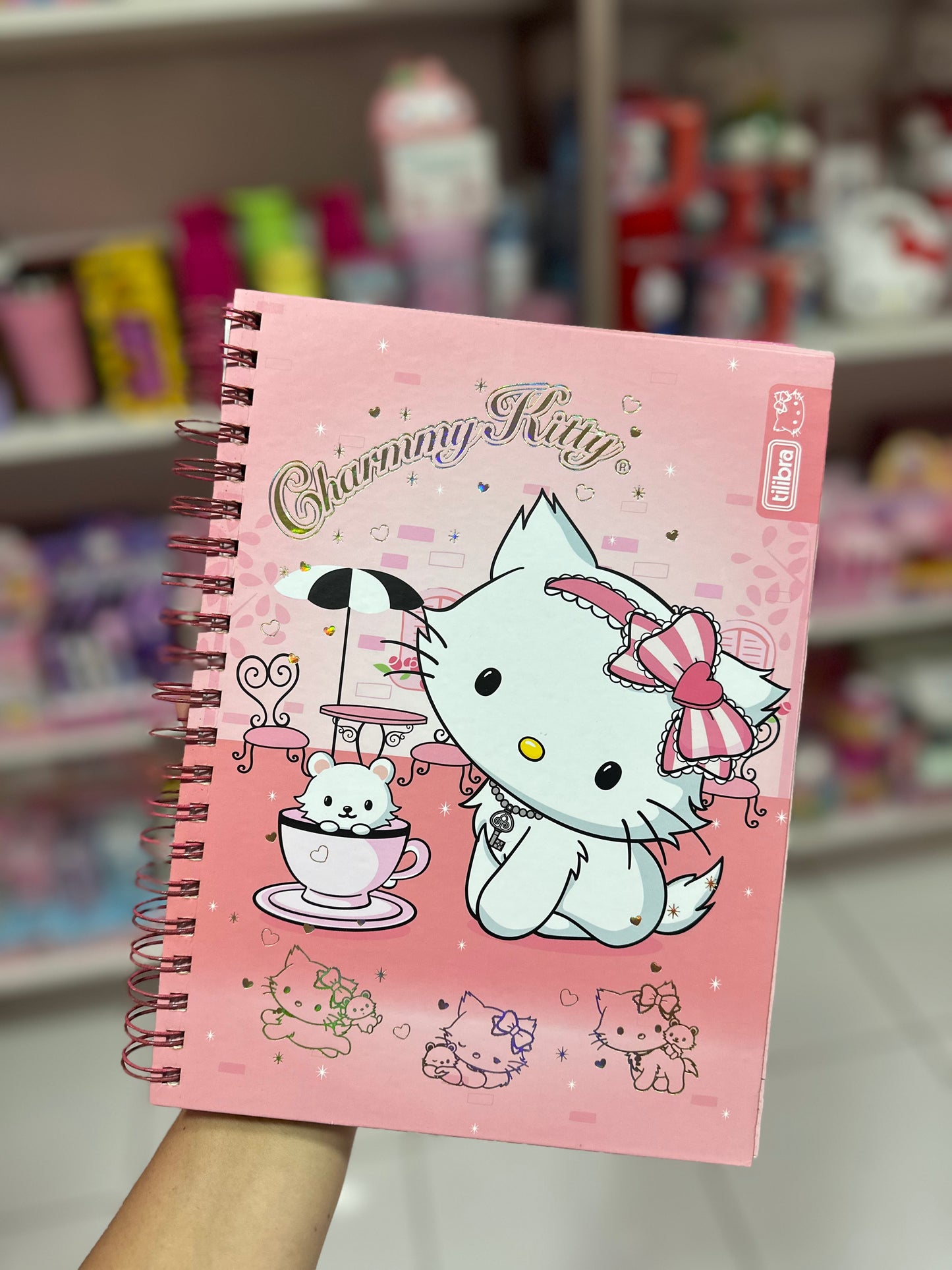 CADERNO VINTAGE CHARMMY KITTY