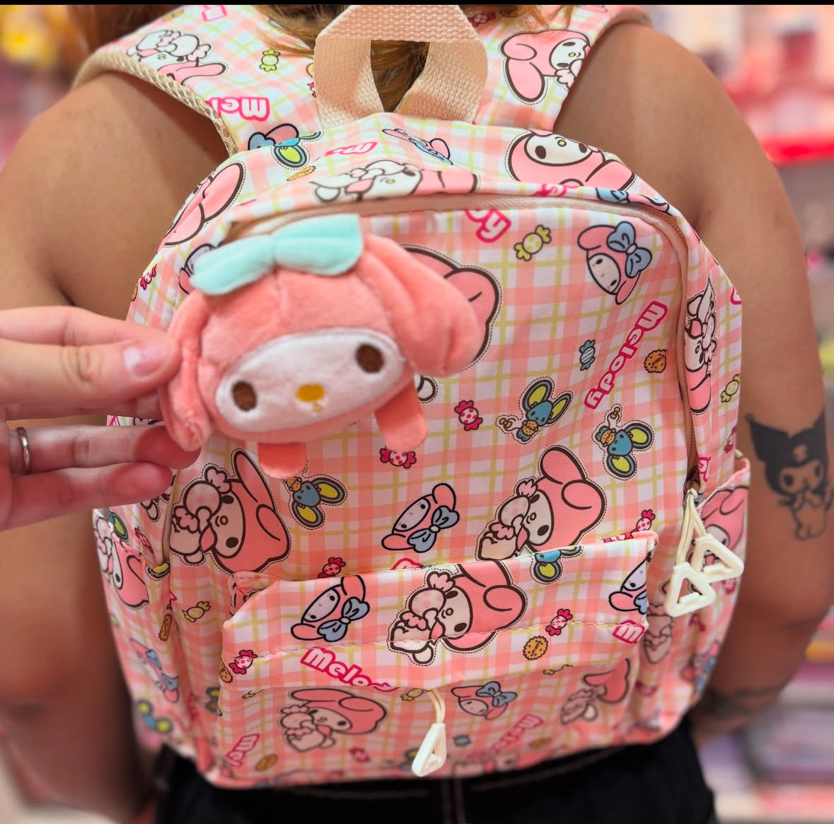 Mochila colegial sanrio