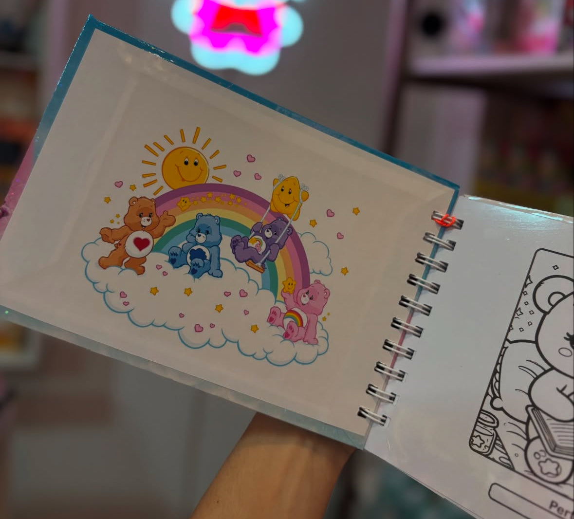 Livro de colorir ursinhos carinhosos
