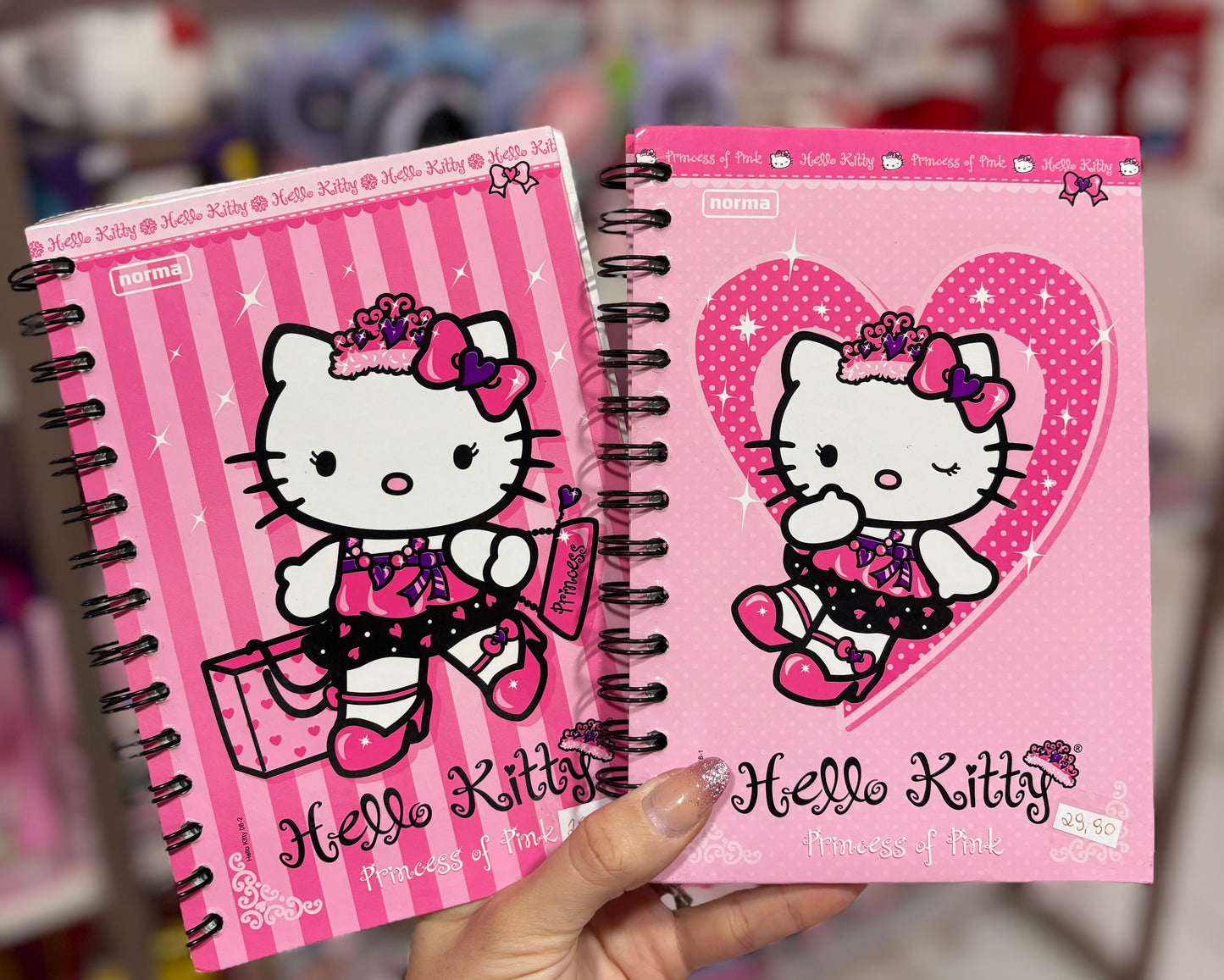 CADERNINHOS VINTAGE HELLO KITTY ANOS 2000