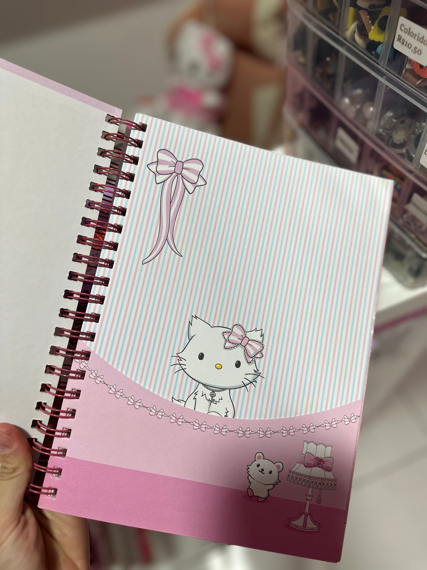 CADERNO VINTAGE CHARMMY KITTY
