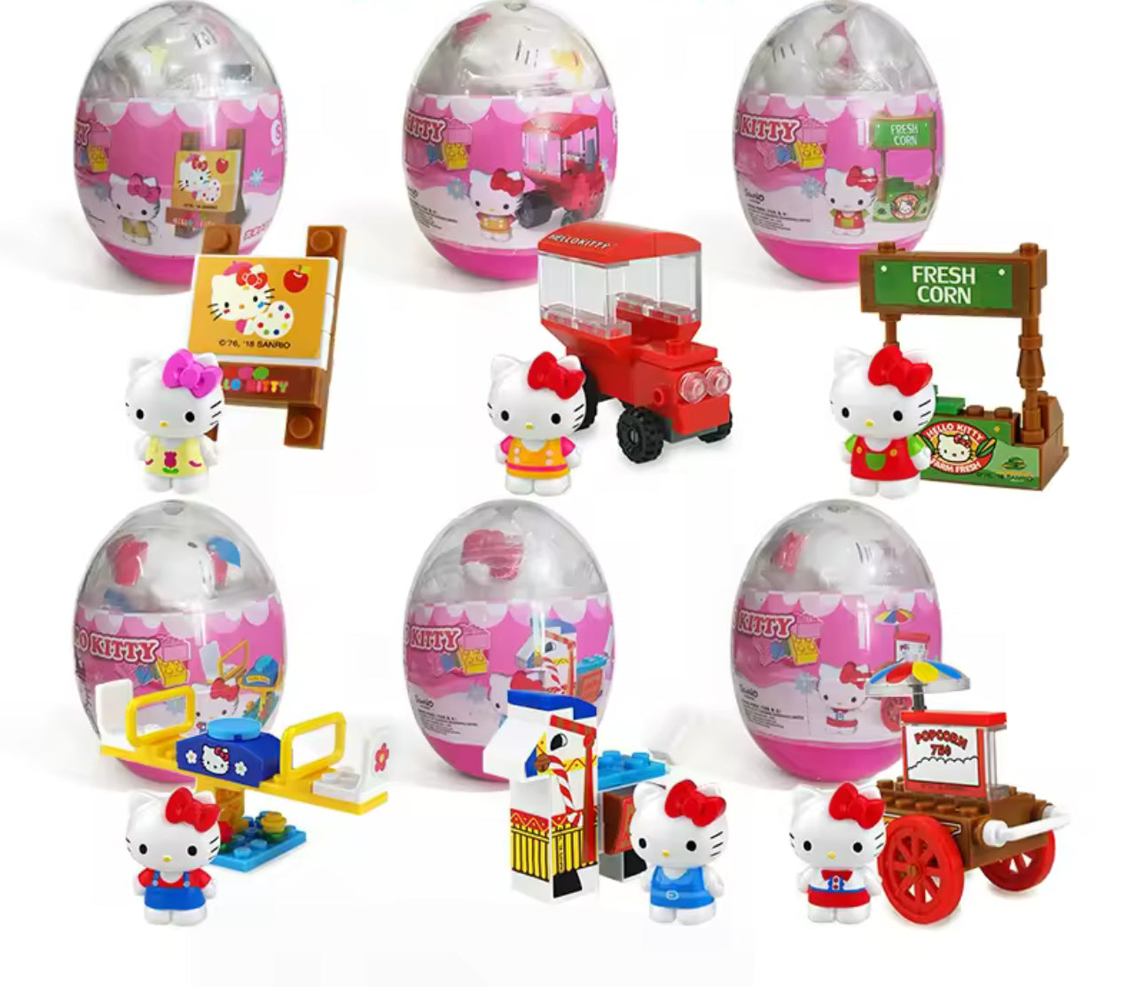 OVO SURPRESA LEGO HELLO KITTY