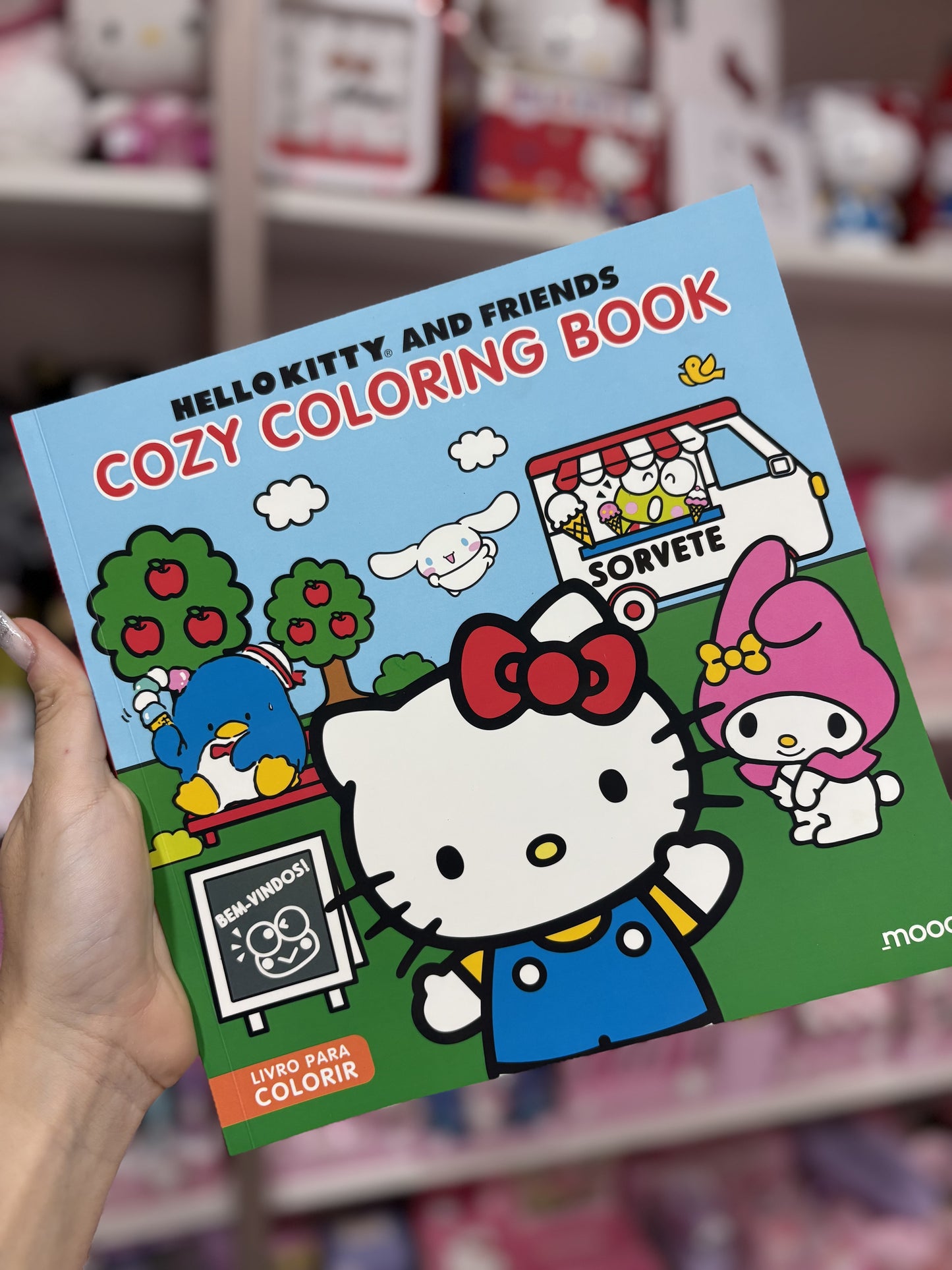 LIVRO DE COLORIR HELLO KITTY E AMIGOS