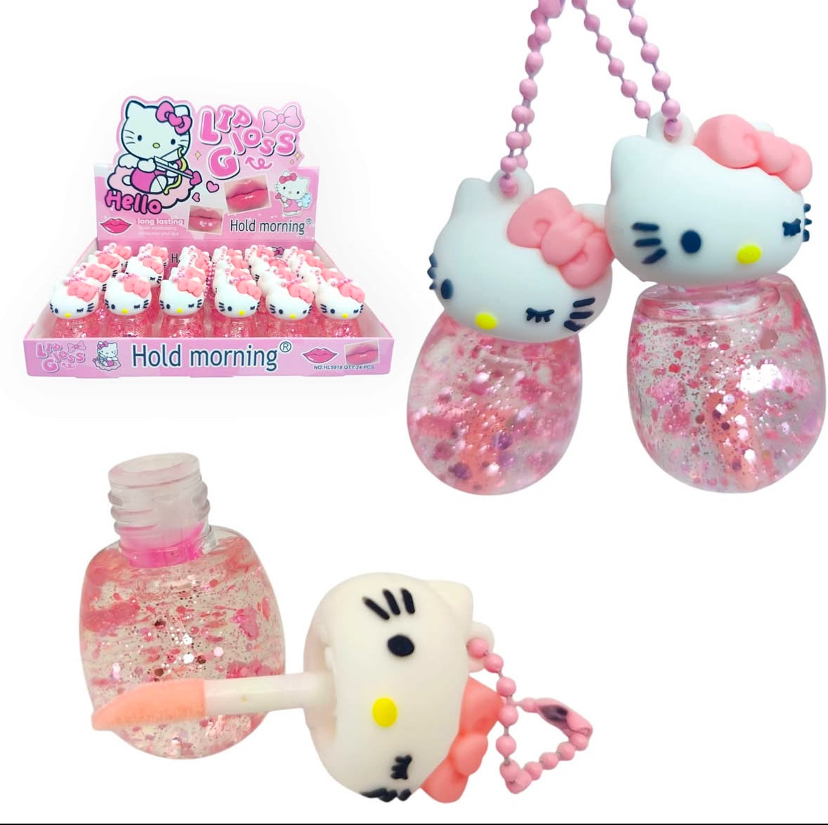 GLOSS CHAVEIRO HELLO KITTY