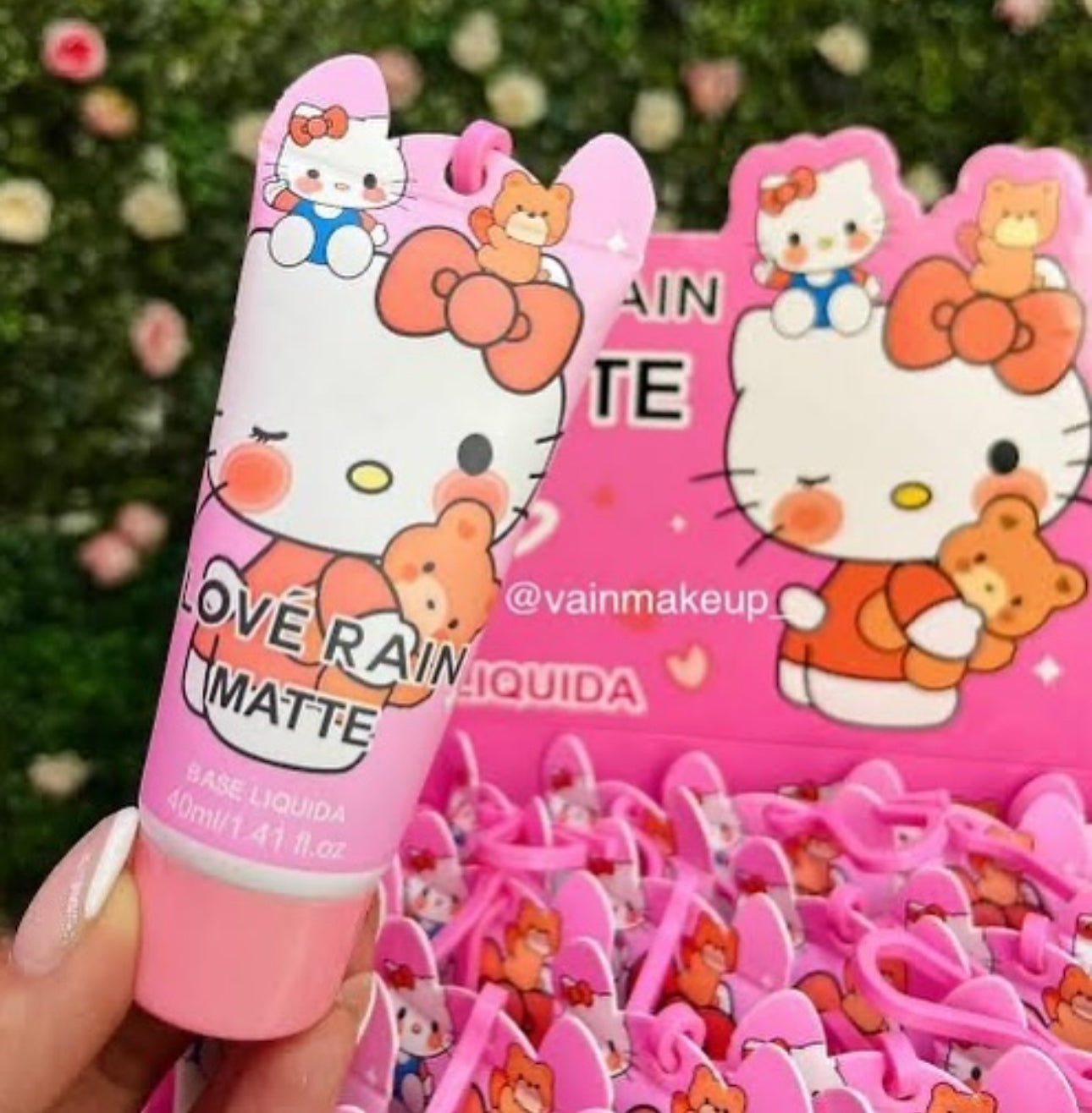 BASE HELLO KITTY EFEITO MATTE CHAVEIRO