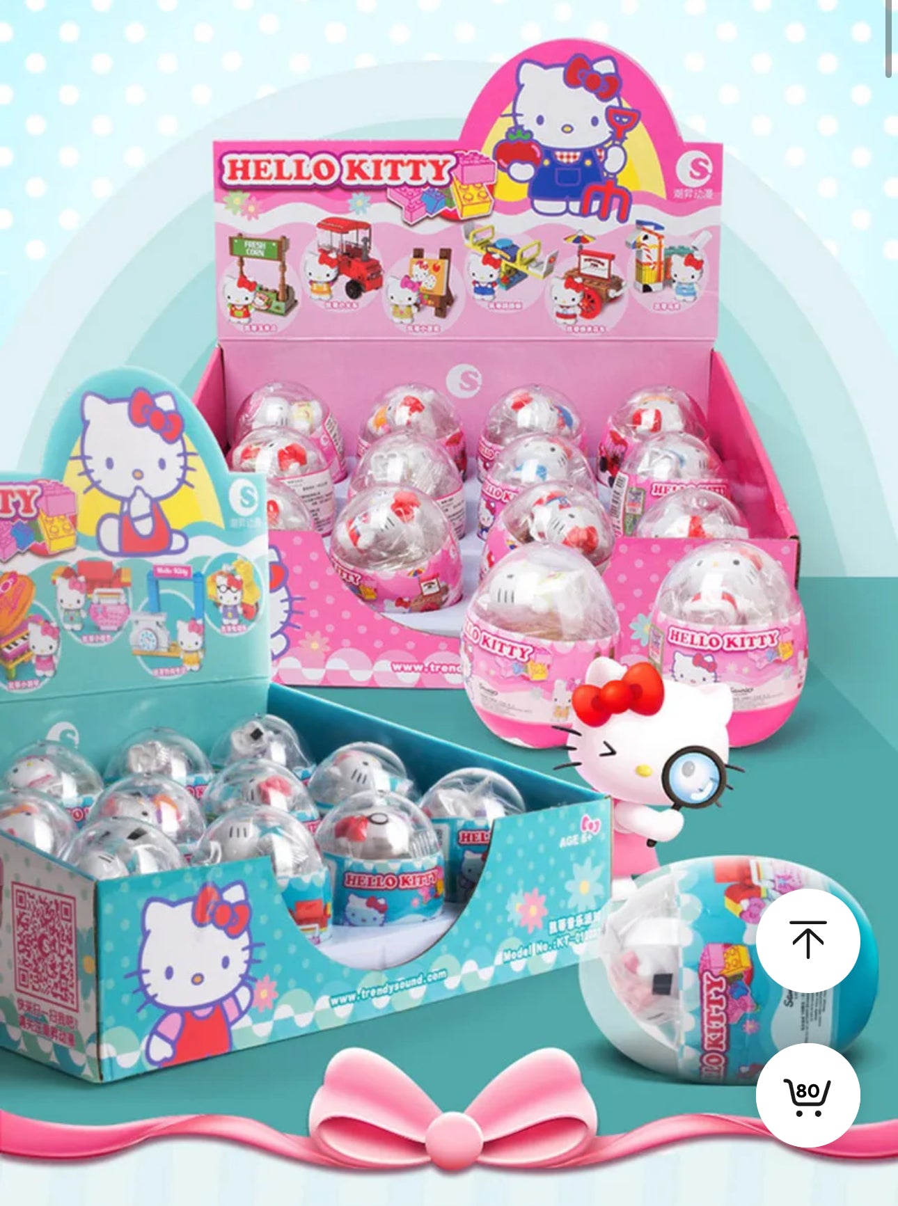 OVO SURPRESA LEGO HELLO KITTY