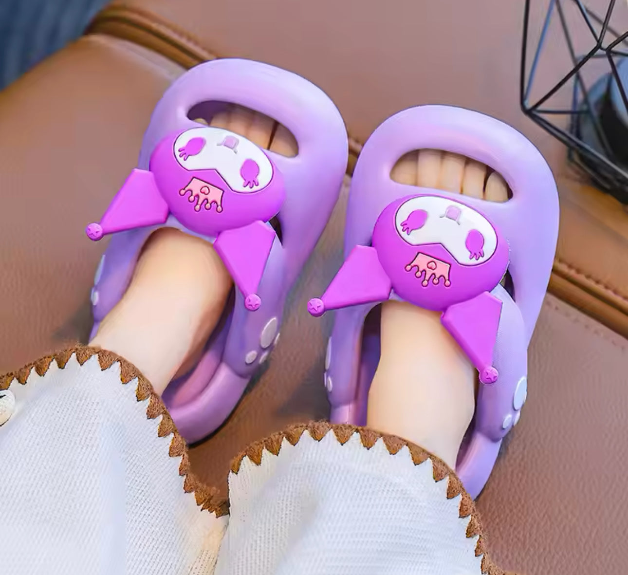 SANDÁLIAS SANRIO KUROMI E MY MELODY