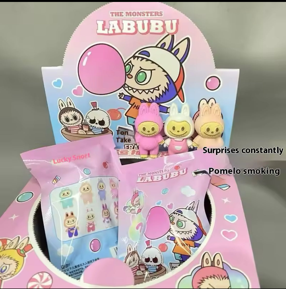 BORRACHA SURPRESA LABUBU