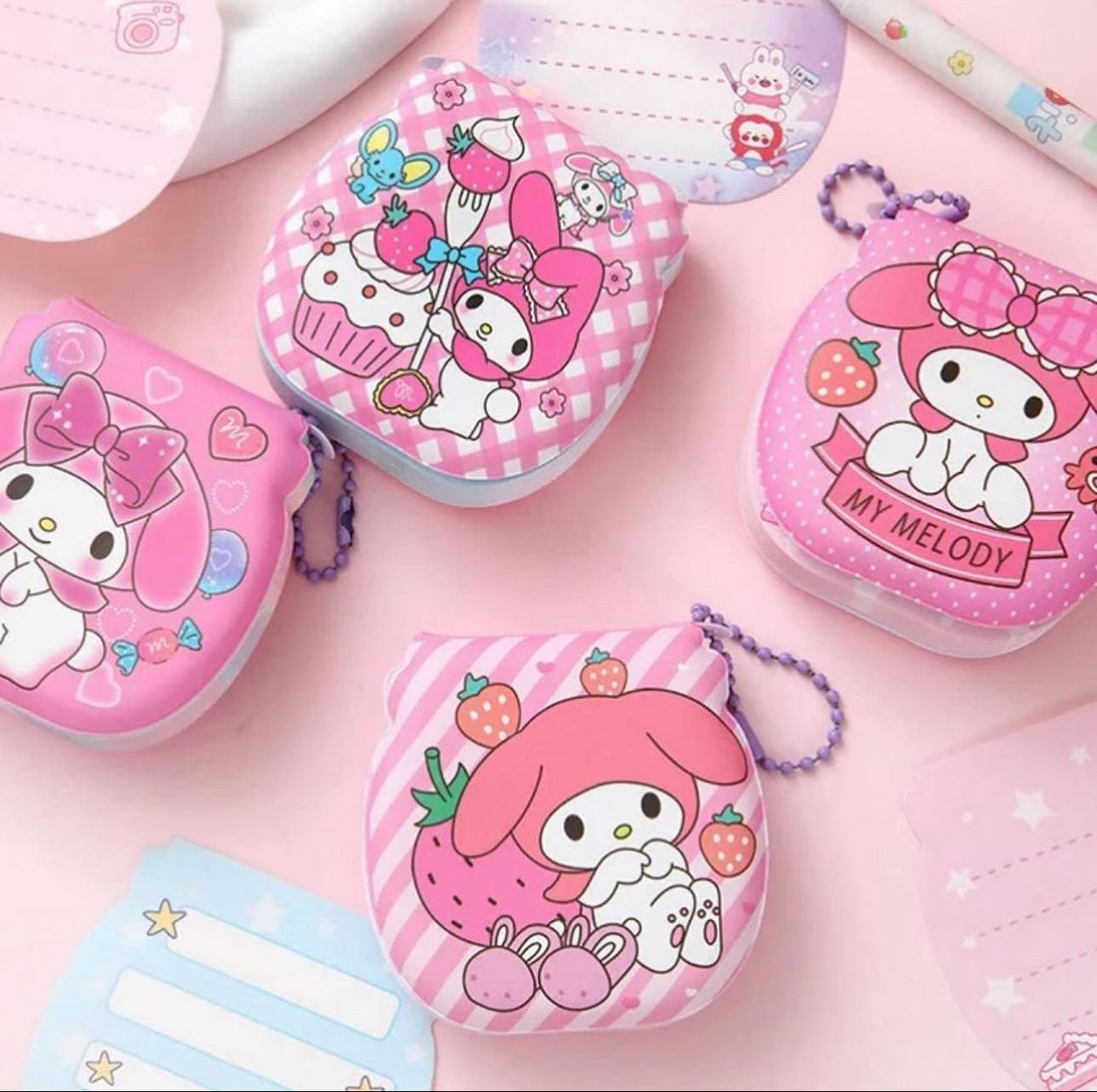 CHAVEIRO E BLOCO DE NOTAS MY MELODY