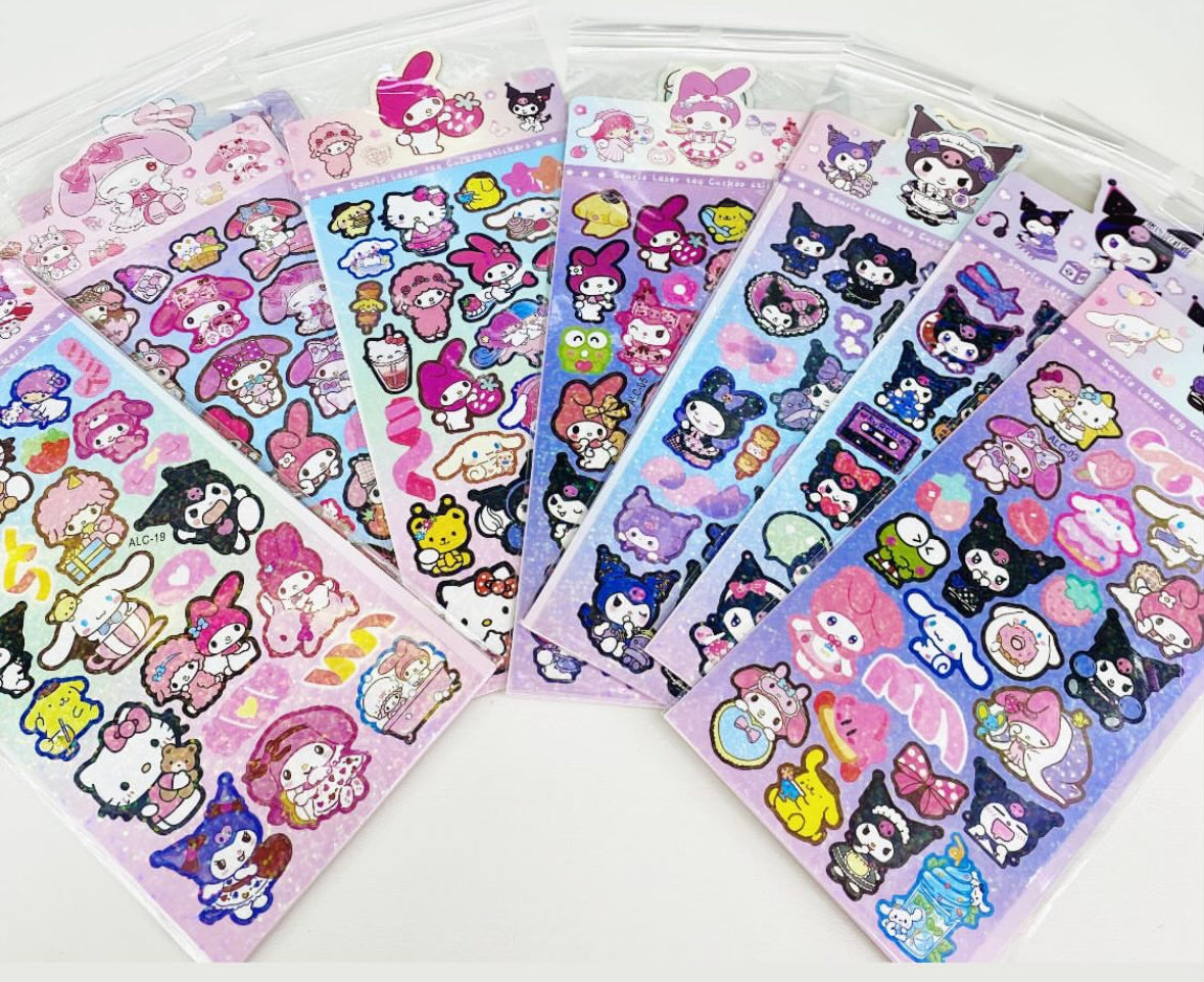 CARTELA ADESIVO SANRIO VARIADOS