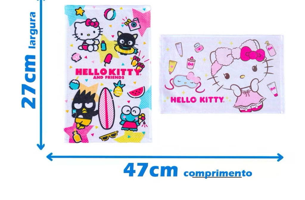 TOALHINHA DE BOLSA E DE LANCHEIRA SANRIO