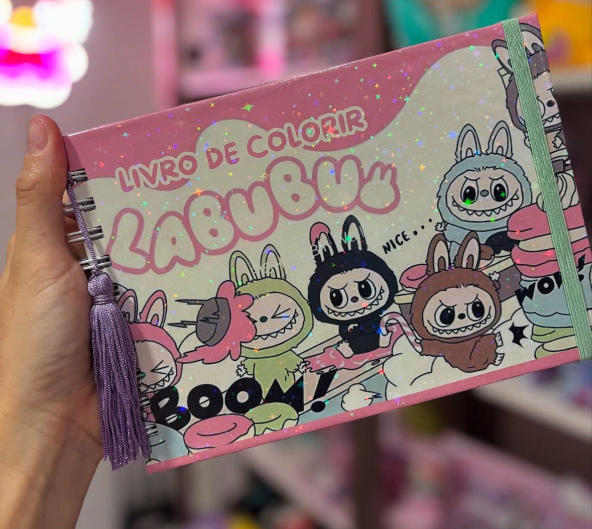 LIVRO DE COLORIR LABUBU