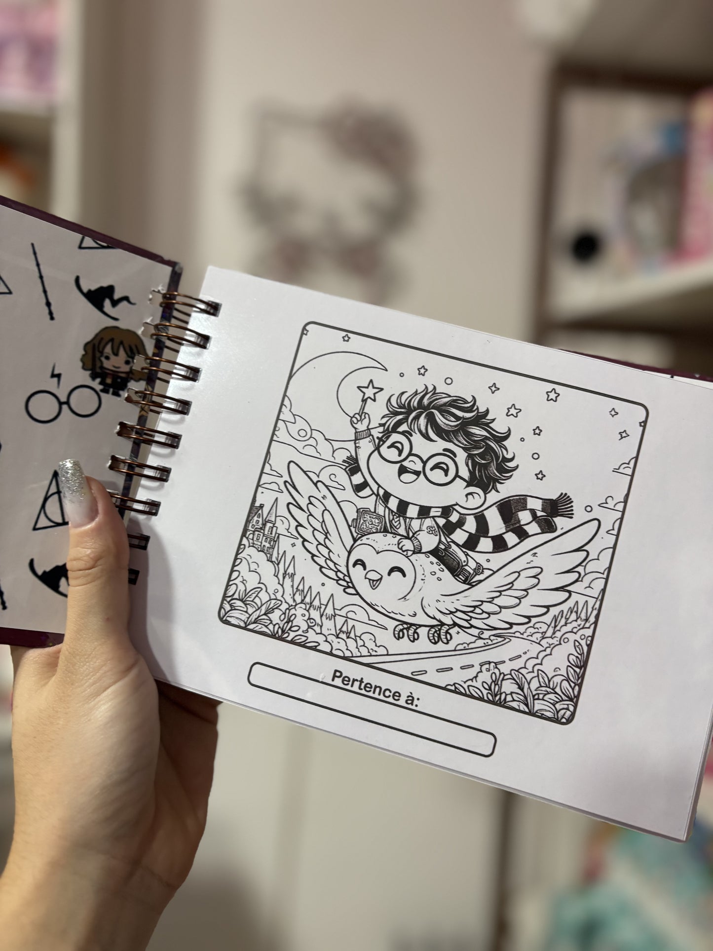 LIVRO DE COLORIR HARRY POTTER