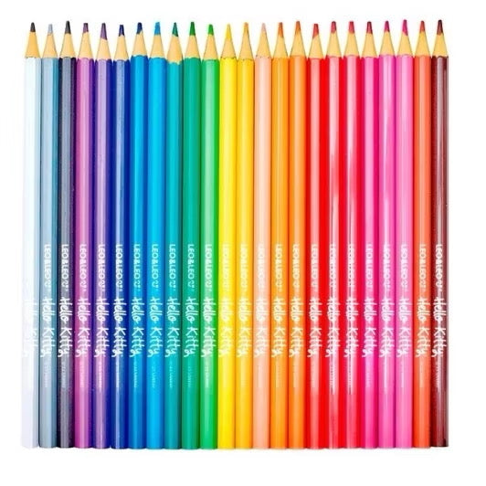 LAPIS DE COR HELLO KITTY 24 cores