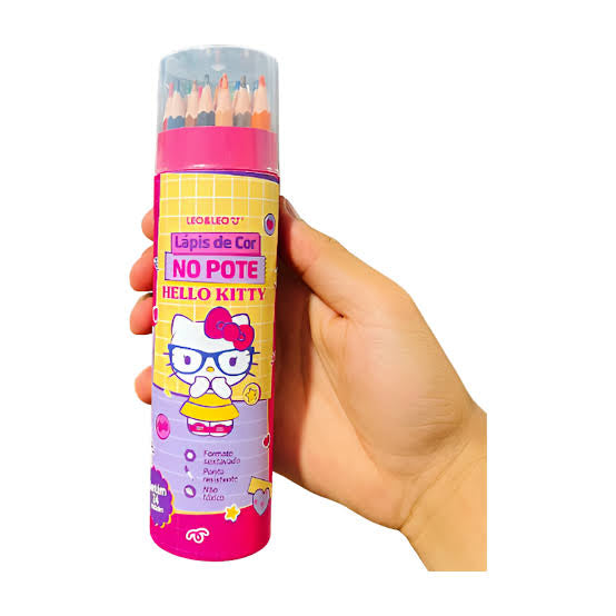 LAPIS DE COR HELLO KITTY 24 cores