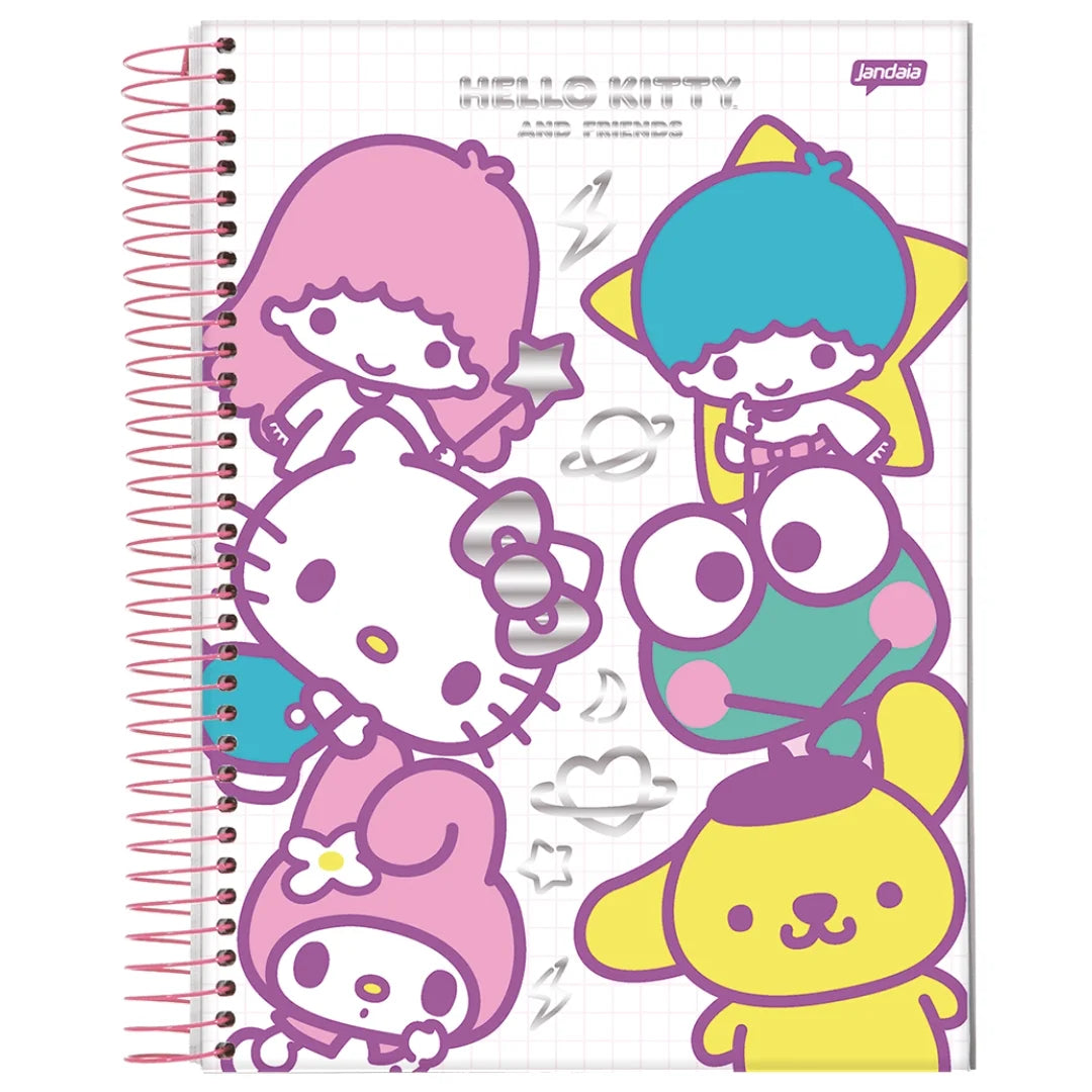 CADERNO HELLO KITTY AND FRIENDS 2025