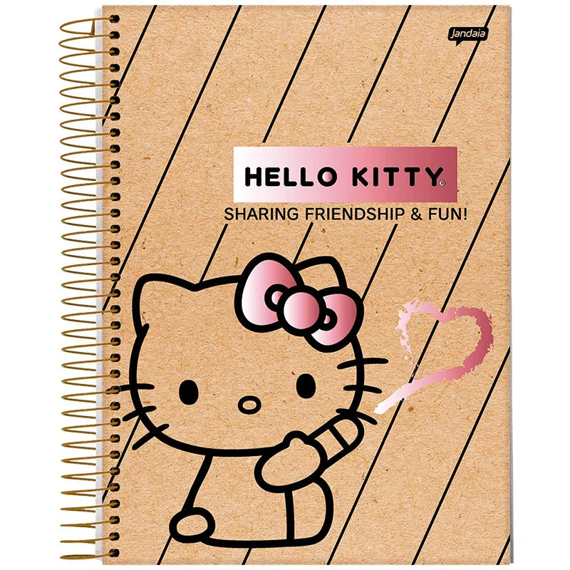 CADERNO HELLO KITTY 10 MATERIAS